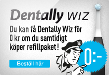Dentally Wiz eltandborste med refillpaket