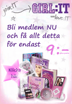 Girl:IT tjejklubb - bli medlem för 9 kr och få en makeup-väska