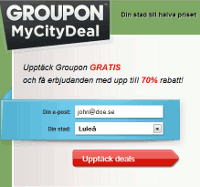 Groupon - Spara up till 70 %