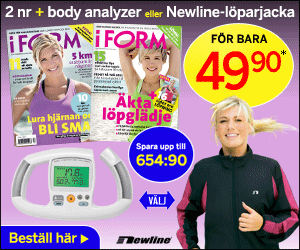i FORM 2 nr + Body Analyzer eller Newline löparjacka