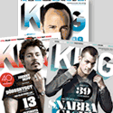 KING 3 nr + Brüno DVD och manschettknappar