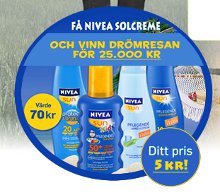 Nivea solcreme för endast 5 kr