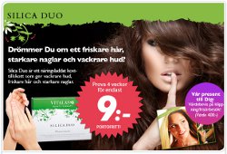 Silica Duo 9 kr portofritt + gratis klippning