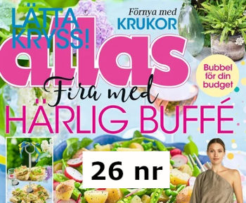 Allas veckotidning till 62% rabatt