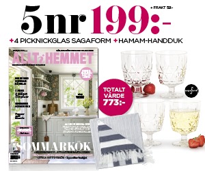 Allt i Hemmet 5 nr + 4 picknickglas från Sagaform