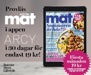 Allt om Mat i appen ARCY i 30 dagar för 19 kr