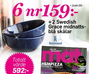 Allt om Mat 6 nr + 2 st skålar från Swedish Grace
