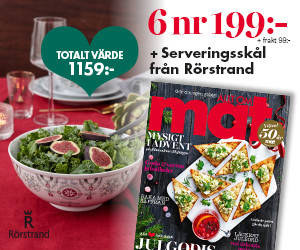6 nr av Allt om Mat + Serveringsskål Swedish Grace Winter
