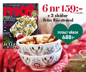 Allt om Mat 6 nr + 2 st Swedish Grace Winter skålar