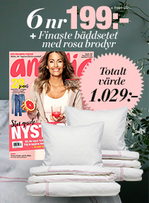 6nr av Amelia för 199 kr + bäddset i 4 delar