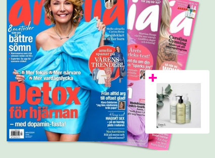 5 nr av amelia + Emma S hudvård för 199 kr