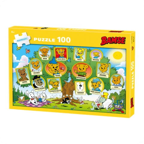 Få ett gratis Bamse-pussel när du beställer tidningen