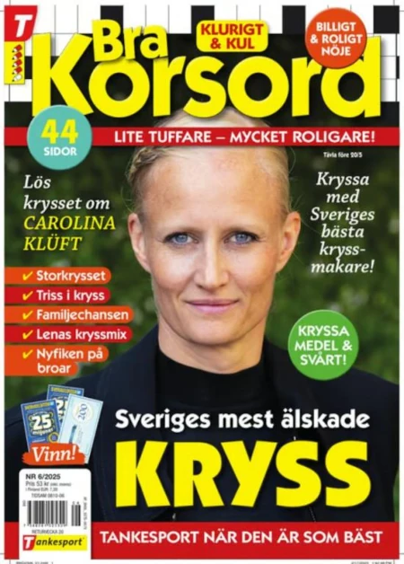 7 nummer av Bra Korsord för 329 kr