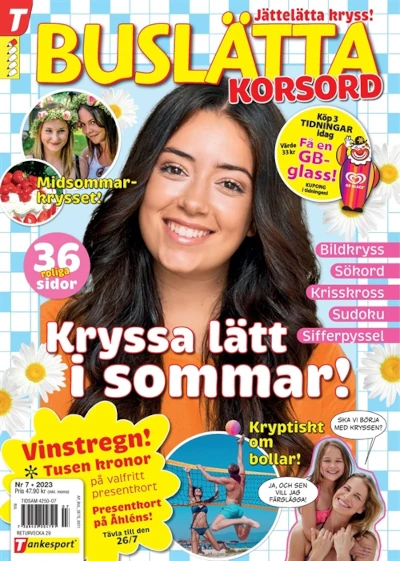 Köp Buslätta Korsord – 6 nr för 274 kr