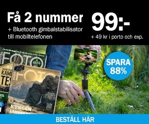 Digital FOTO 2 nr + Bluetooth gimbalstabilisator