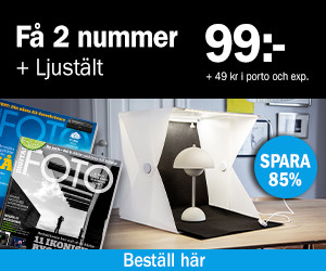 2 nr av Bonnier Digital FOTO + Ljustält (Värde 499 kr)