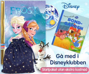 Disneyklubben Välkomsterbjudande med Frost bok 0 kr + porto
