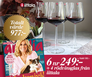 5 nr av Amelia + 4 rödvinsglas Essence från Iittala