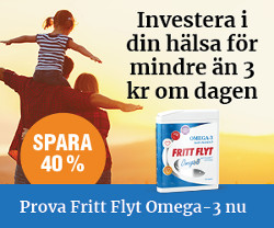 Spara 50% på Fritt Flyt Omega-3