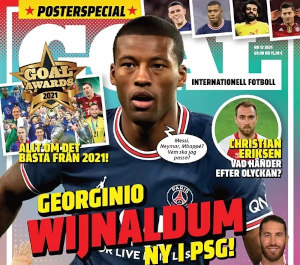 12 nr av GOAL-tidningen + badlakan som premie