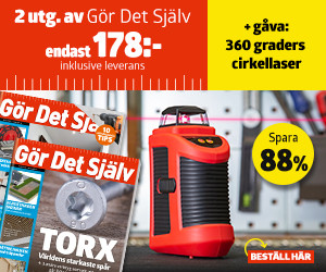2 nr av Gör Det Själv + 360 graders cirkellaser på köpet