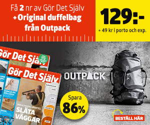 2 nr av Gör Det Själv för 178kr + Original Outpack duffelbag
