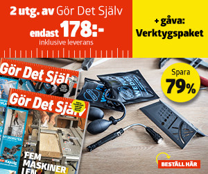 2 nr av Gör Det Själv + Verktygspaket i premie