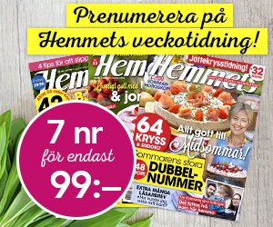 Hemmets Veckotidning 7 nr för 99 kr