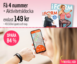 4 nr av I FORM + aktivitetsklocka för endast 198 kr