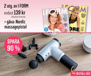 2 nr av I FORM + Nordic massagepistol