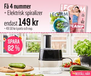 i FORM 4 nr + Elektrisk Spiralizer