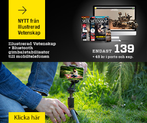 Illustrerad Vetenskap + Bluetooth gimbal till mobiltelefonen
