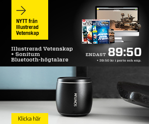 Illustrerad Vetenskap 2 nr + Sonitum Bluetooth-högtalare