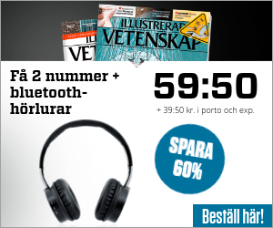 Illustrerad Vetenskap 2 nr + Vinyl Tech Bluetooth-hörlurar