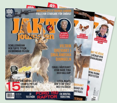 6 nr av tidningen Jaktjournalen för 529 kr