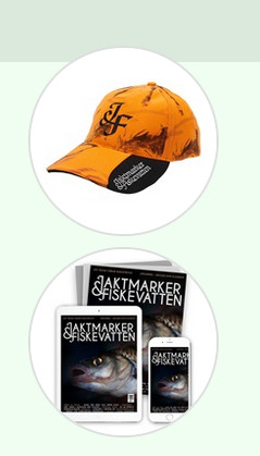 3 nr av Jaktmarker & Fiskevatten + Jaktkeps för 255 kr