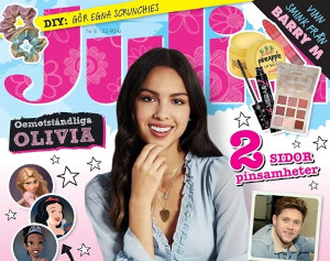 Julia tidningsprenumeration + badlakan, sportväska