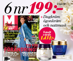 6 nr av M-magasin 199 kr + dagkräm, ögonkräm och nattmask