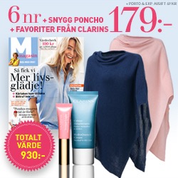 M-magasin 6 nr + poncho och favoriter från Clarins