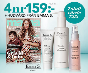 4 nr av mama 159 kr + hudvård från Emma S