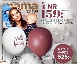 4 nr av mama för 159 kr + väggdekoration i porslin