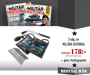 3 nr av Militär Historia + Verktygspaket i premie