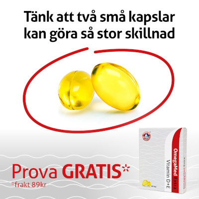 Prova OmegaMed Extra i 30 dagar för 0 kr + frakt