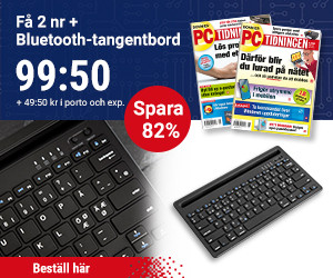 2 nr av PC-tidningen + Bluetooth tangentbord för 149 kr
