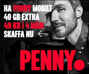 Penny mobilabonnemang till halva priset + 40 GB surf