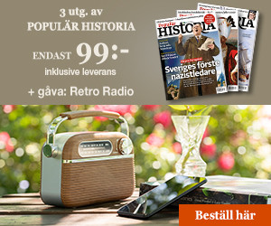 Endast 99 kr för 3 nr av Populär Historia +retro FM-radio