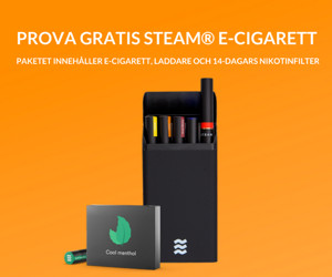 Prova Steam® e-cigarett och välj din smak