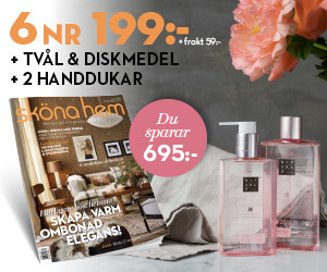 6 nr av Sköna hem + Rituals handtvål & diskmedel + handdukar