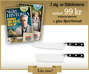 2 nr av Släkthistoria 99 kr + Njord knivset