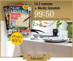 Släkthistoria 2 nr + Nordic linneduk